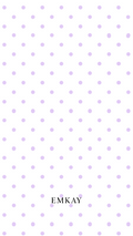 White Lavender Dot